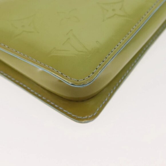 LOUIS VUITTON Monogram Vernis Lexington Pouch Baby Blue M91011 LV Auth BA6095 - Picture 4 of 16